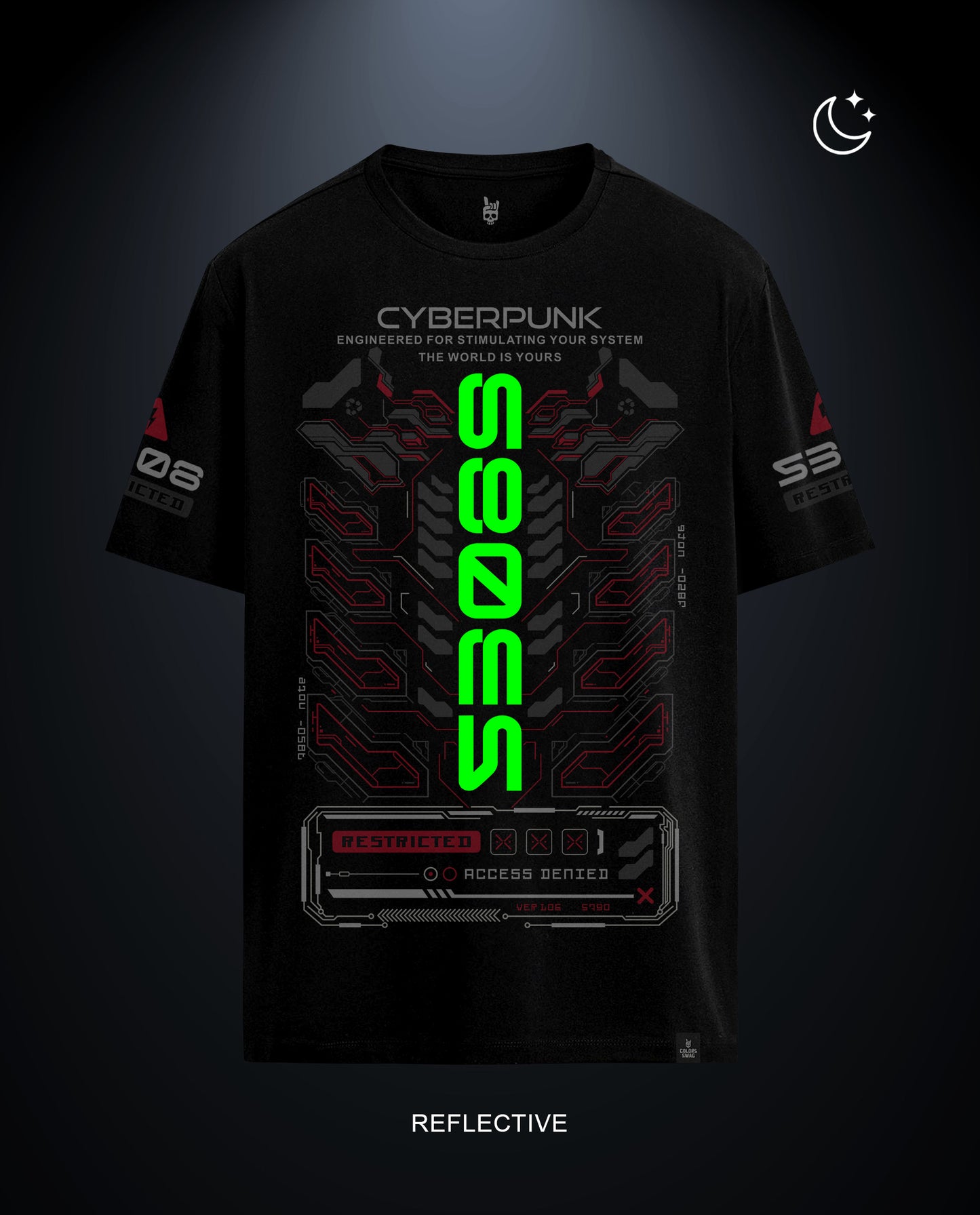 Reflect Cyber Punk - Men Regular Fit Tees