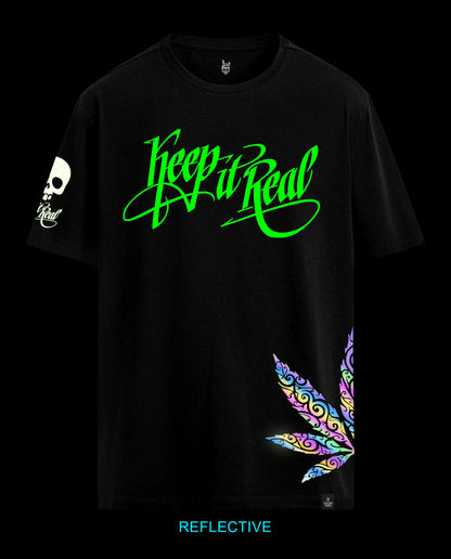 Reflect Dope Leaf - Men Regular Fit Tees