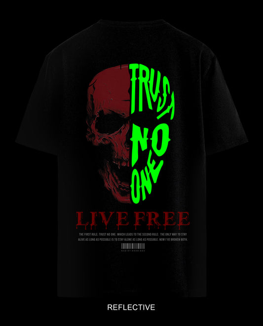Reflect Trust No One - Men Regular Fit Tees