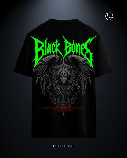 Reflect Black Bone - Men Regular Fit Tees