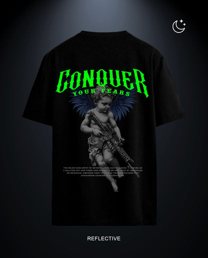 Reflect Conquer  - Men Regular Fit Tees