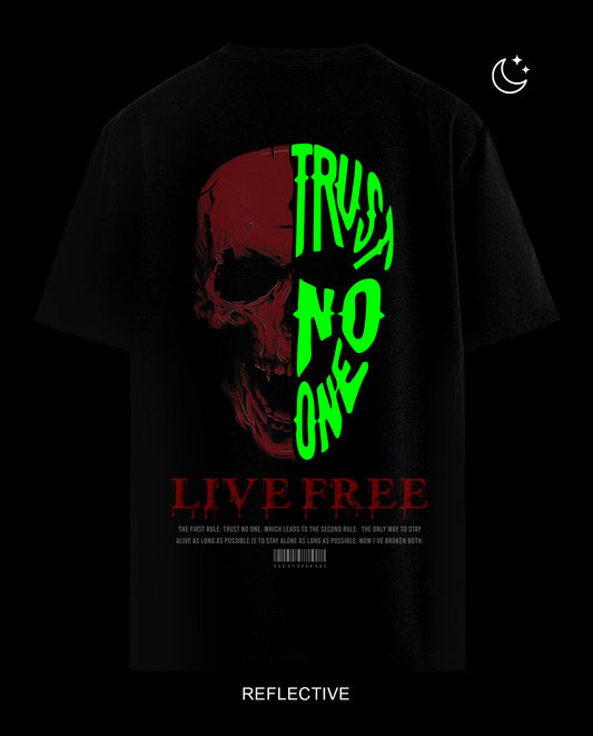 Reflect Trust No One - Men Regular Fit Tees