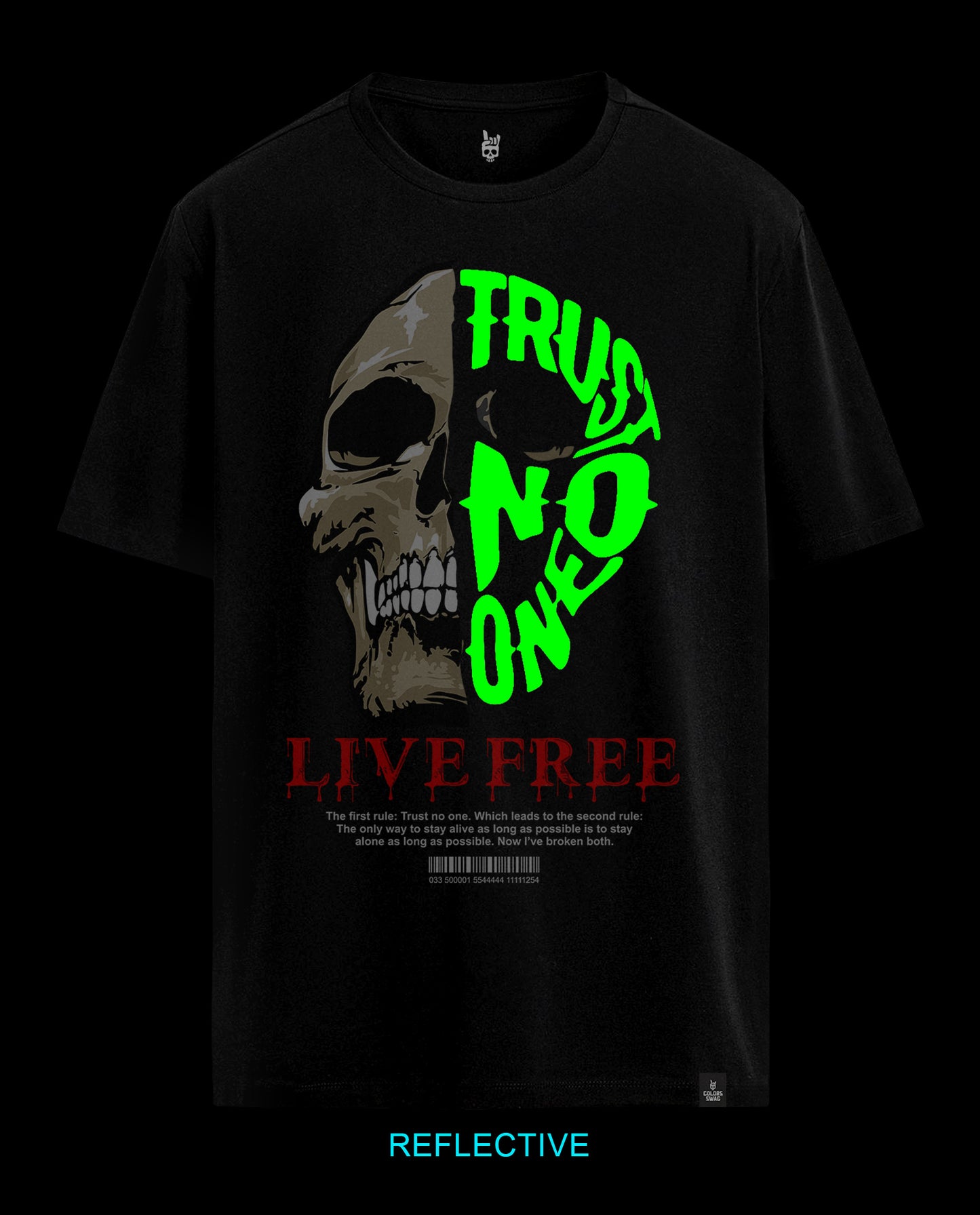 Reflect Trust No One - Men Regular Fit Tees