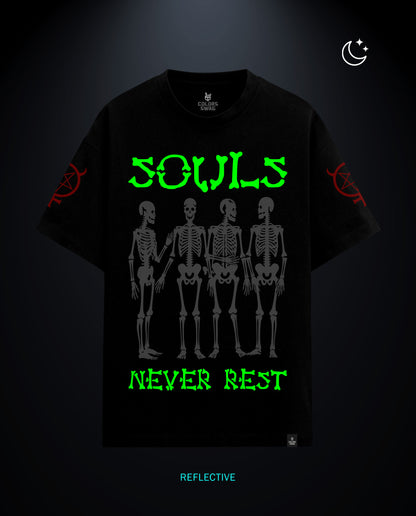 Soul Never Rest - Premium Men Oversized Tees