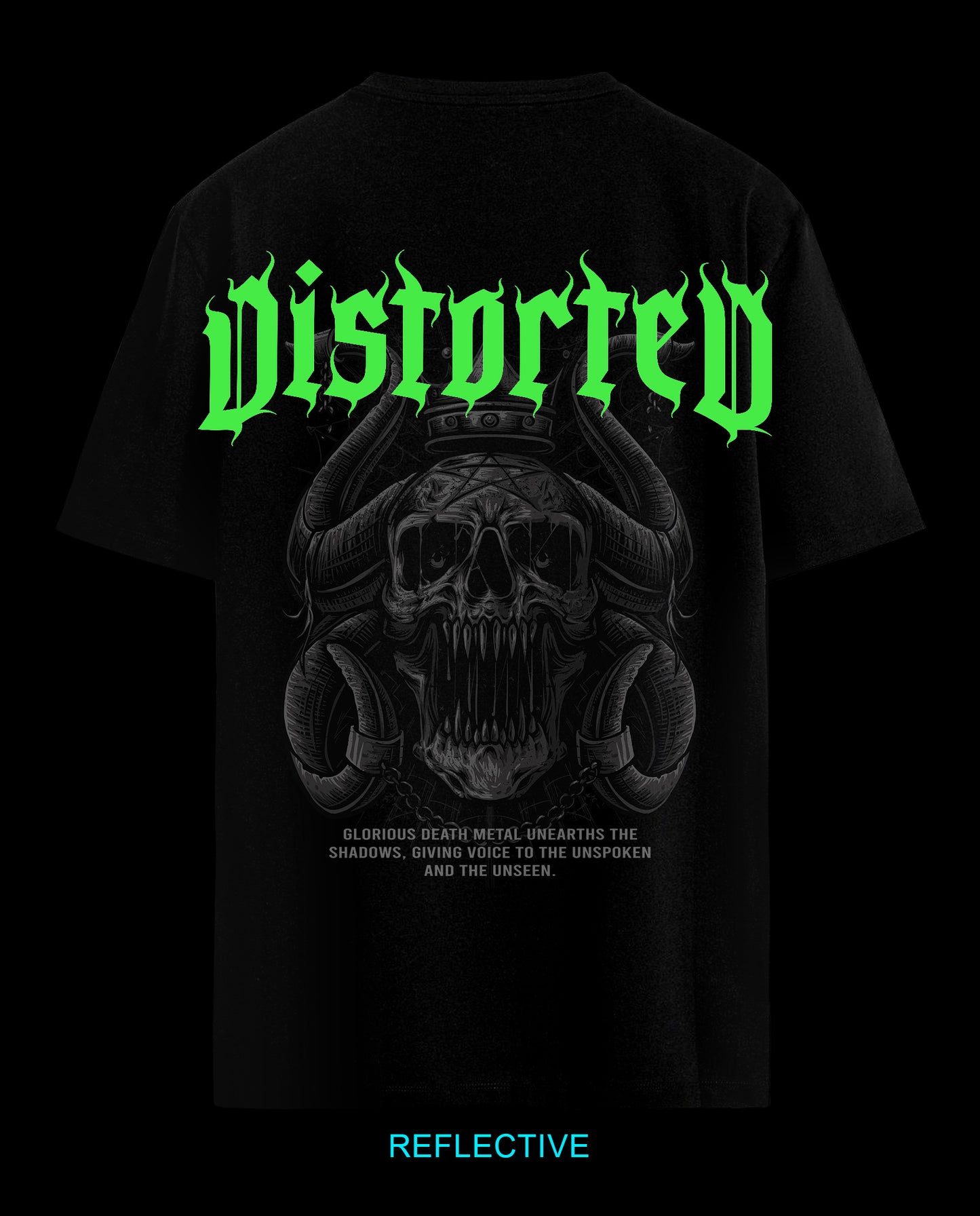 Reflect Distorted  - Men Regular Fit Tees