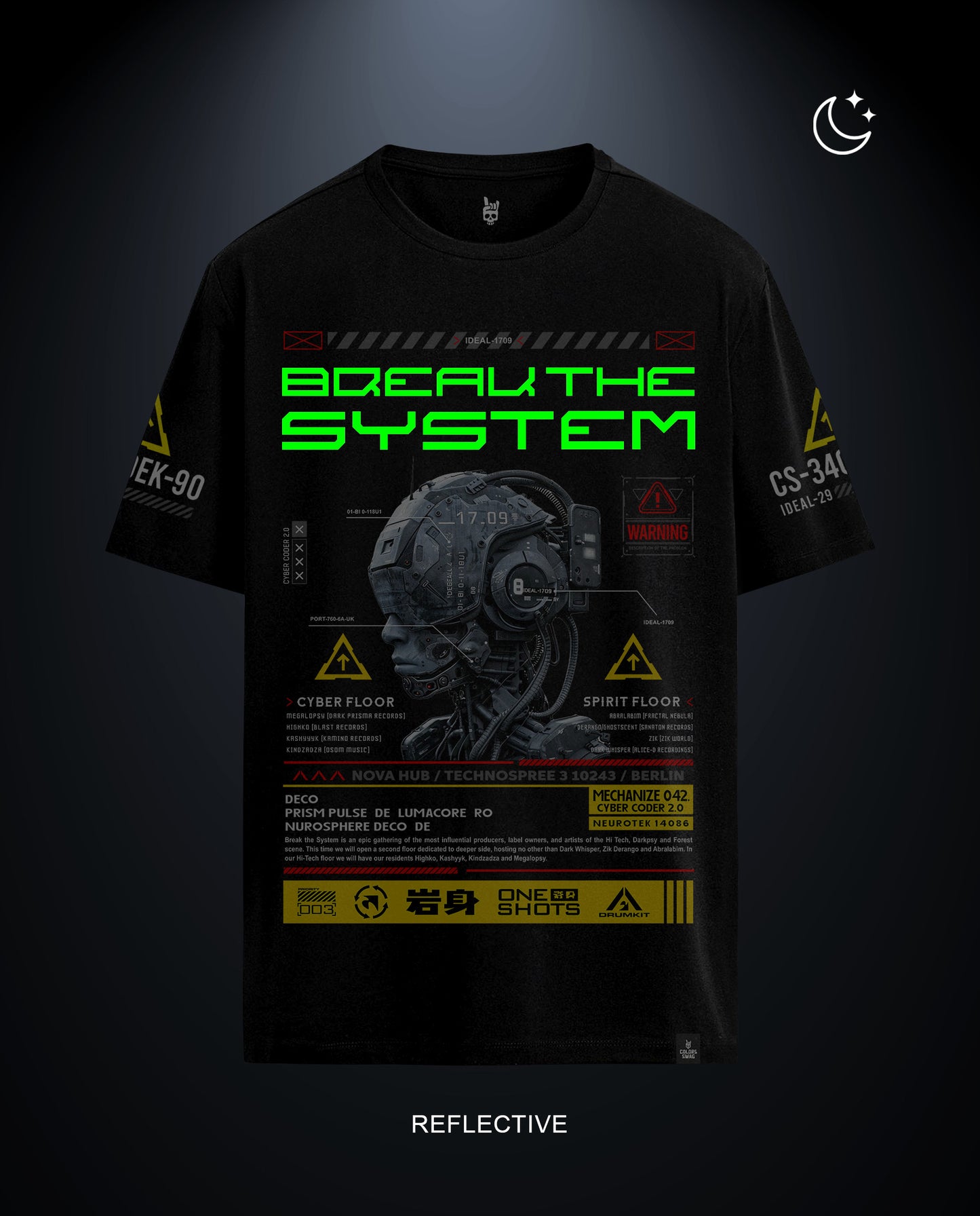 Reflect Break the system - Men Regular Fit Tee