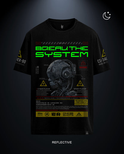 Reflect Break the system - Men Regular Fit Tee
