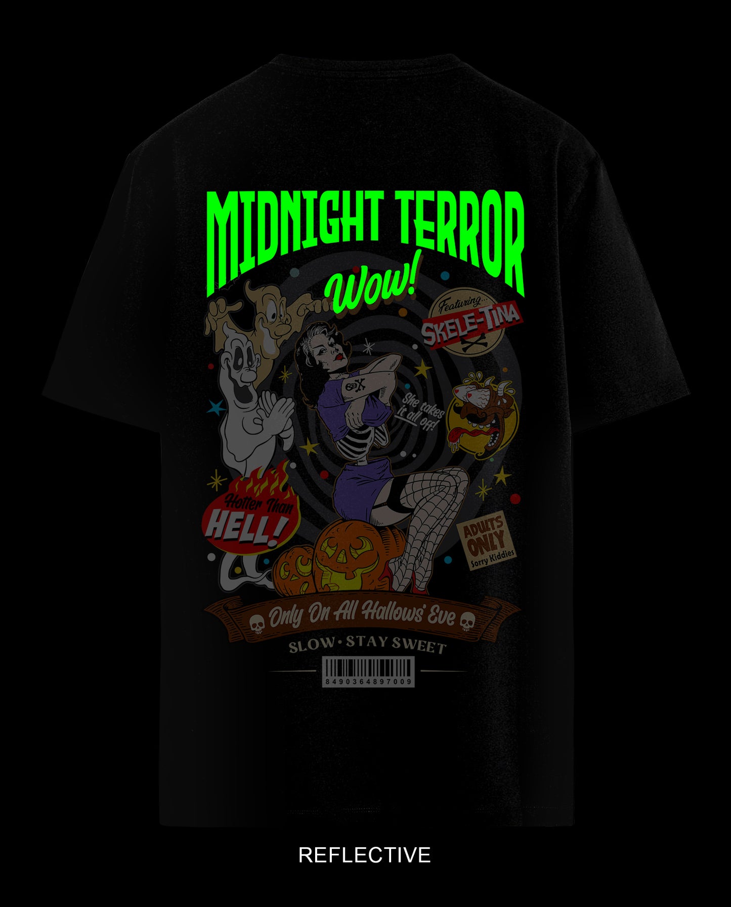 Midnight Terror  - Premium Women Oversized Tees