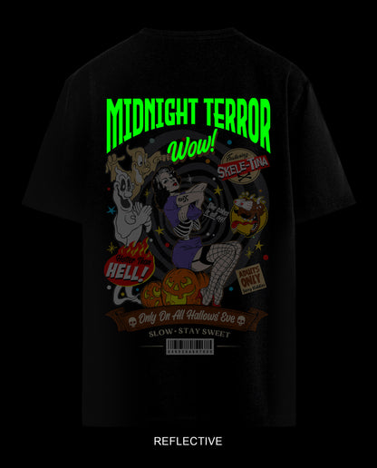 Midnight Terror  - Premium Women Oversized Tees