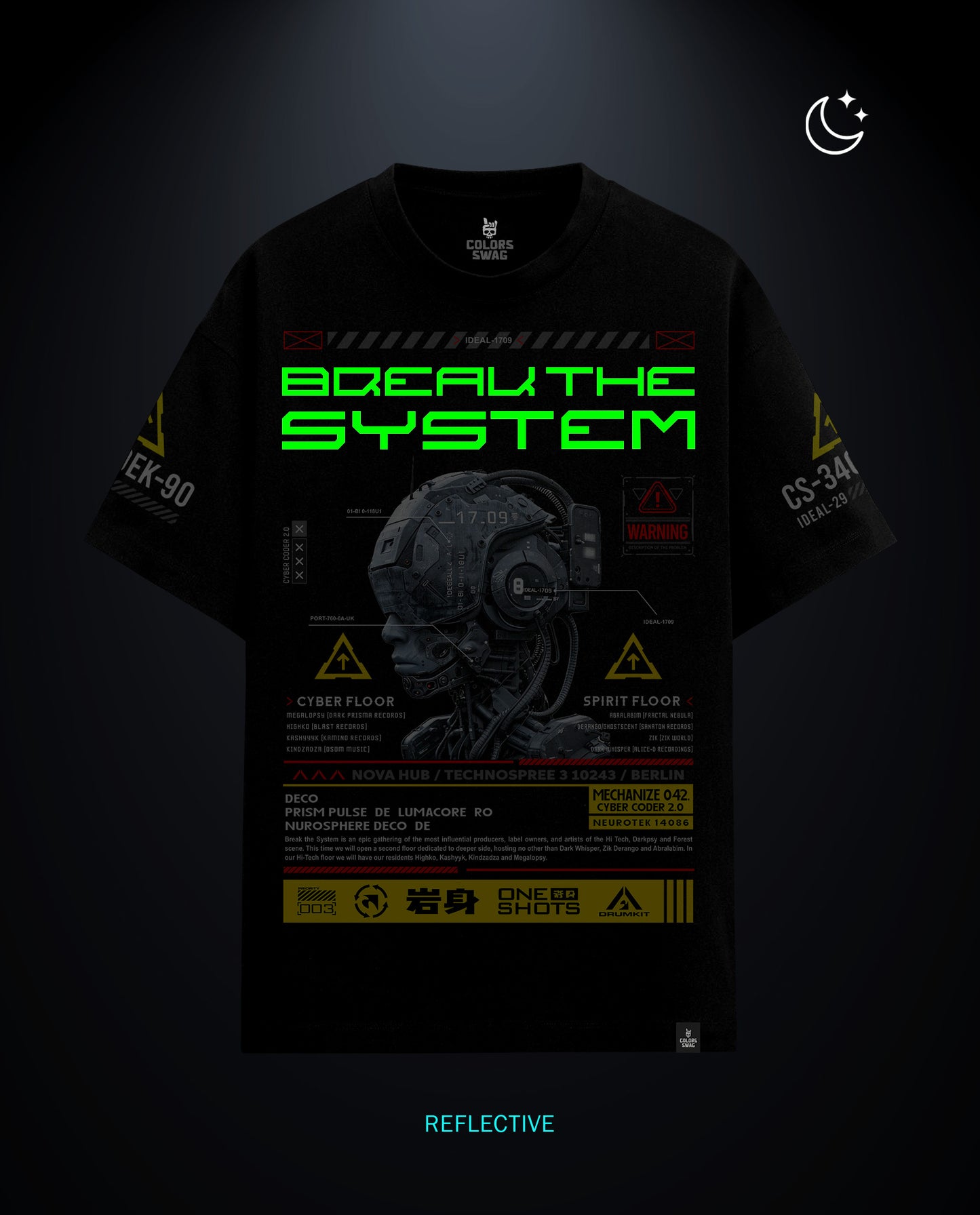 Break the System - Premium Men Oversized Tees