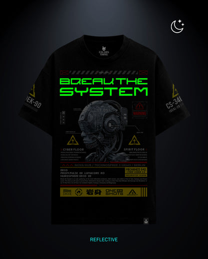 Break the System - Premium Men Oversized Tees