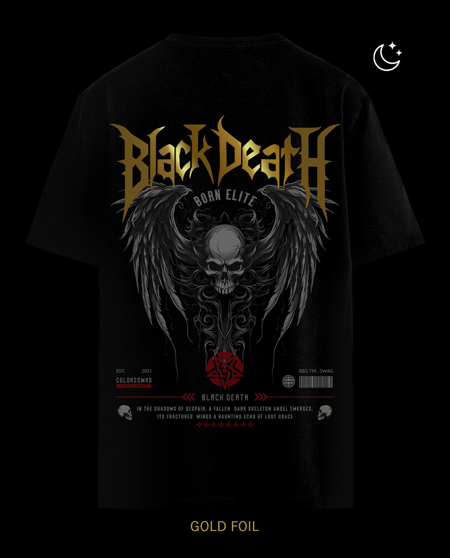 Reflect Black Death - Men Regular Fit Tees