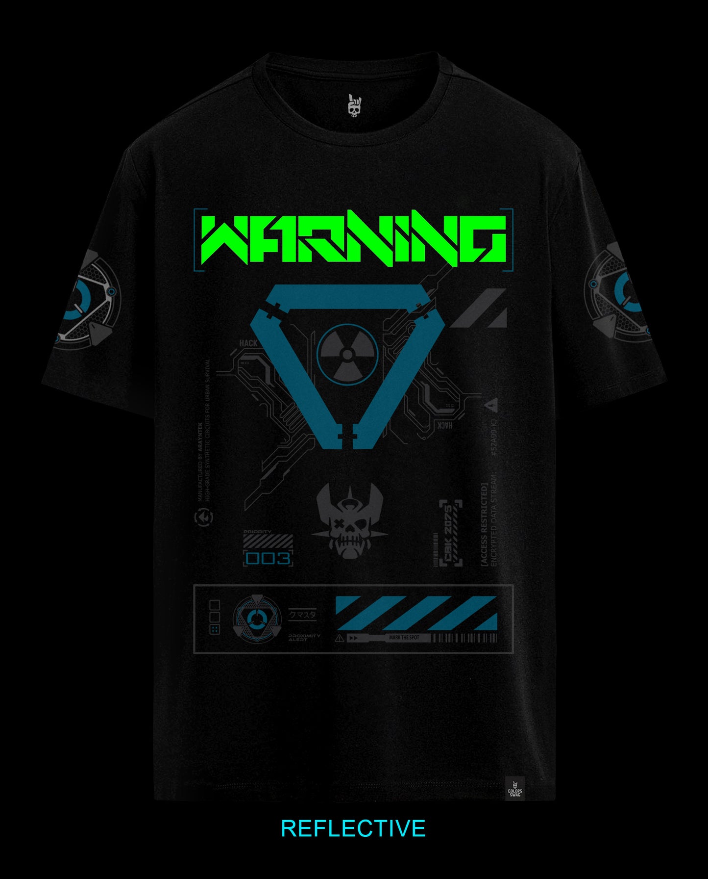 Warning - Men Regular Fit Tees