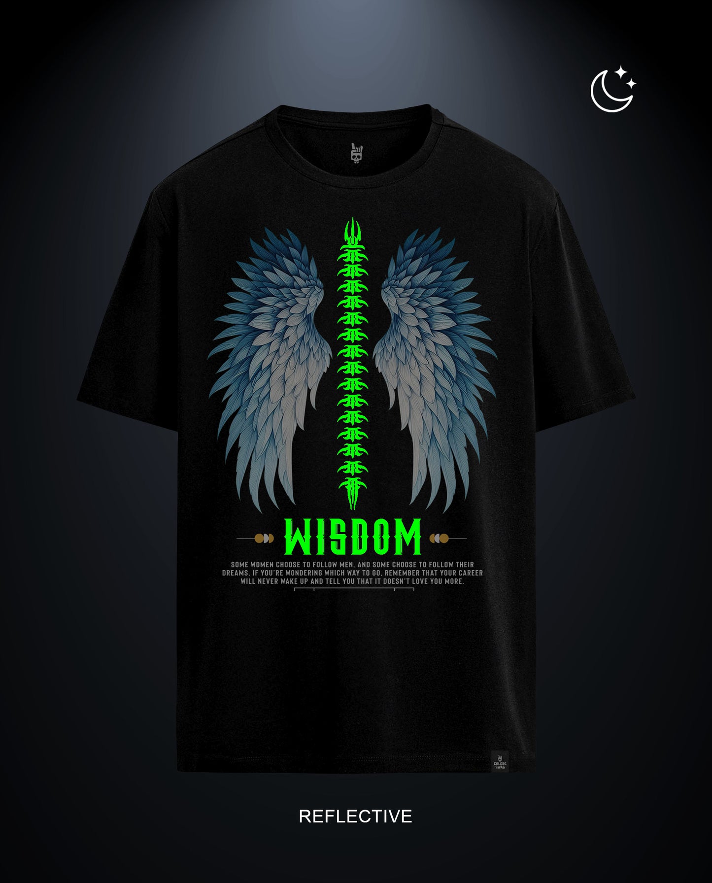 Reflect Wisdom  - Men Regular Fit Tees