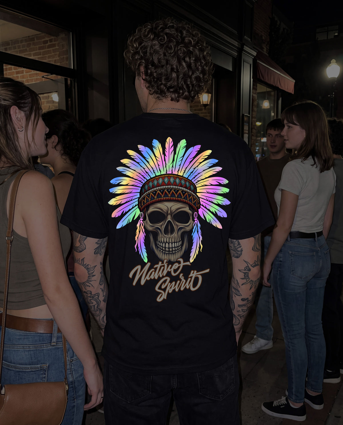 Reflect Native Head - Regular Fit Tees