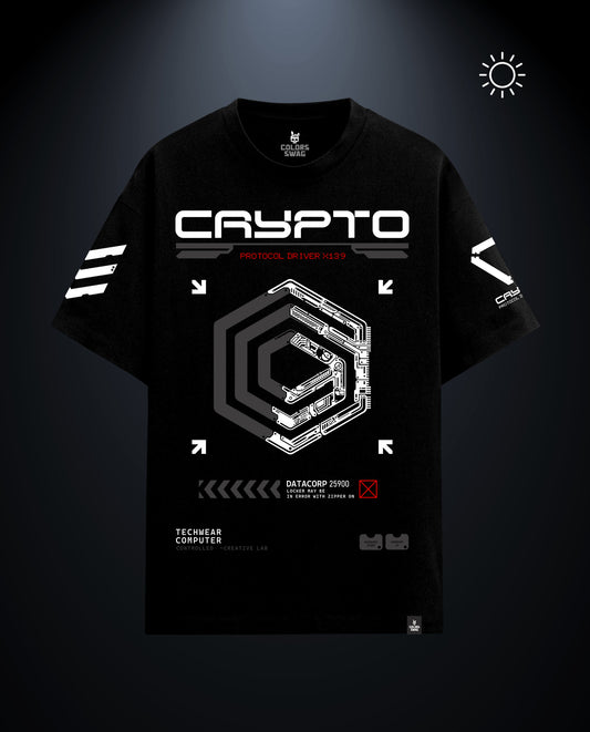 Crypto - Premium Men Oversized Tees