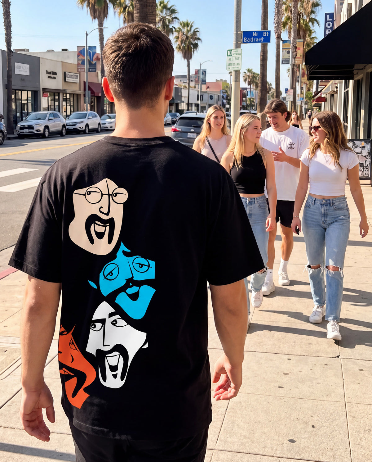 The Mustache - Men Regular Fit Tees