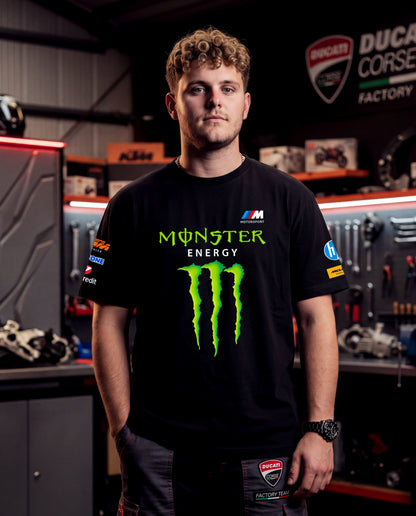Monster Racing – Premium Biker Regular Fit T-Shirt