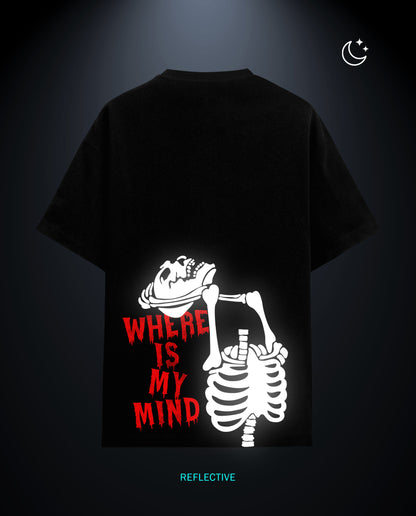 Where is mind - Premium Men Regular Fit Tees