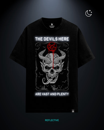 The Devils Here - Premium Men Regular Fit Tees