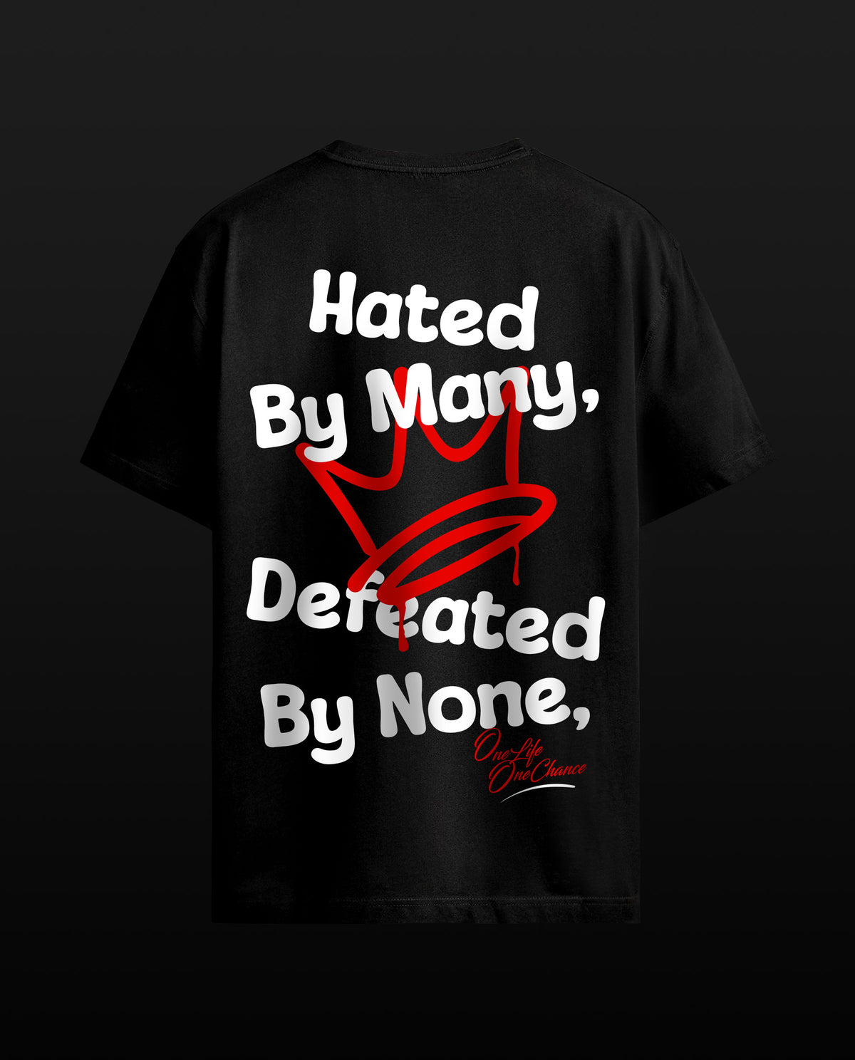Hated by many - Men Regular Fit Tees
