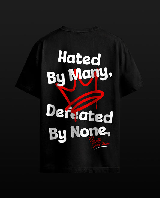 Hated by many - Men Regular Fit Tees