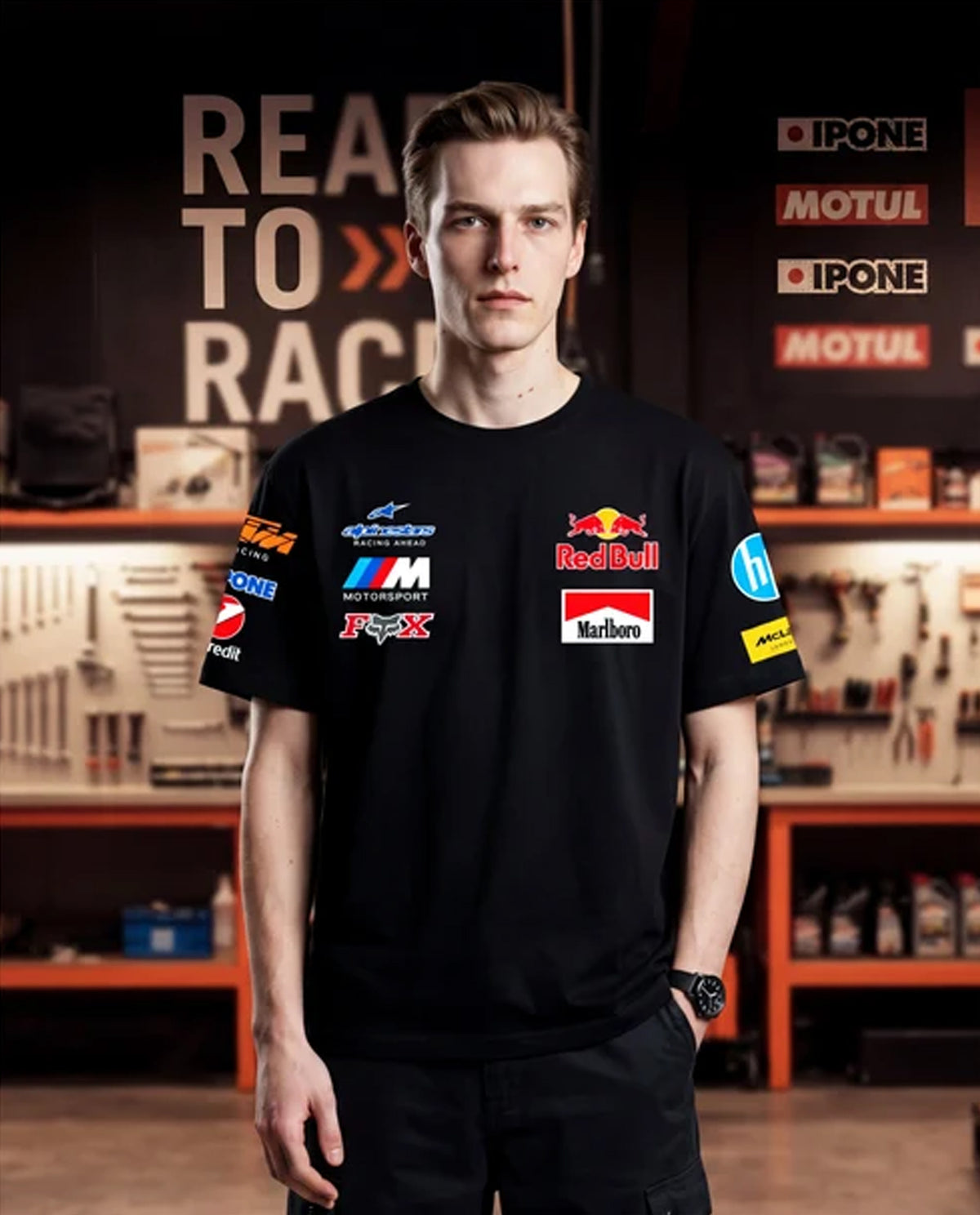 Racing - Premium Men Oversized Printed Tees