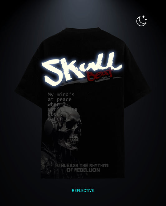 Skull Beat - Premium Men Plus Size Fit Tees