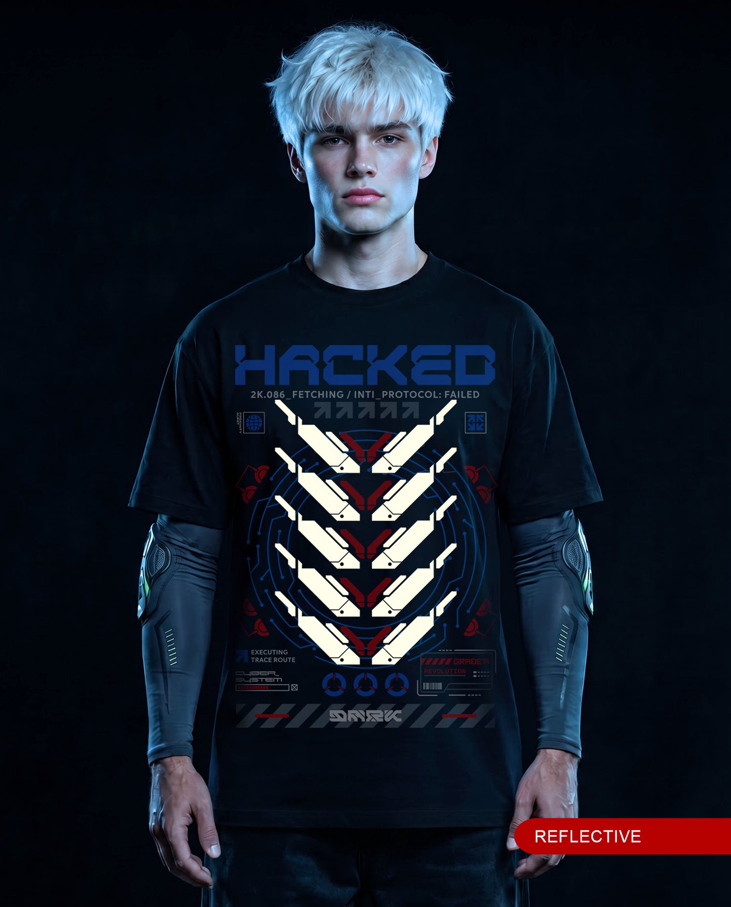 Hacked - Premium Men Oversized Tees