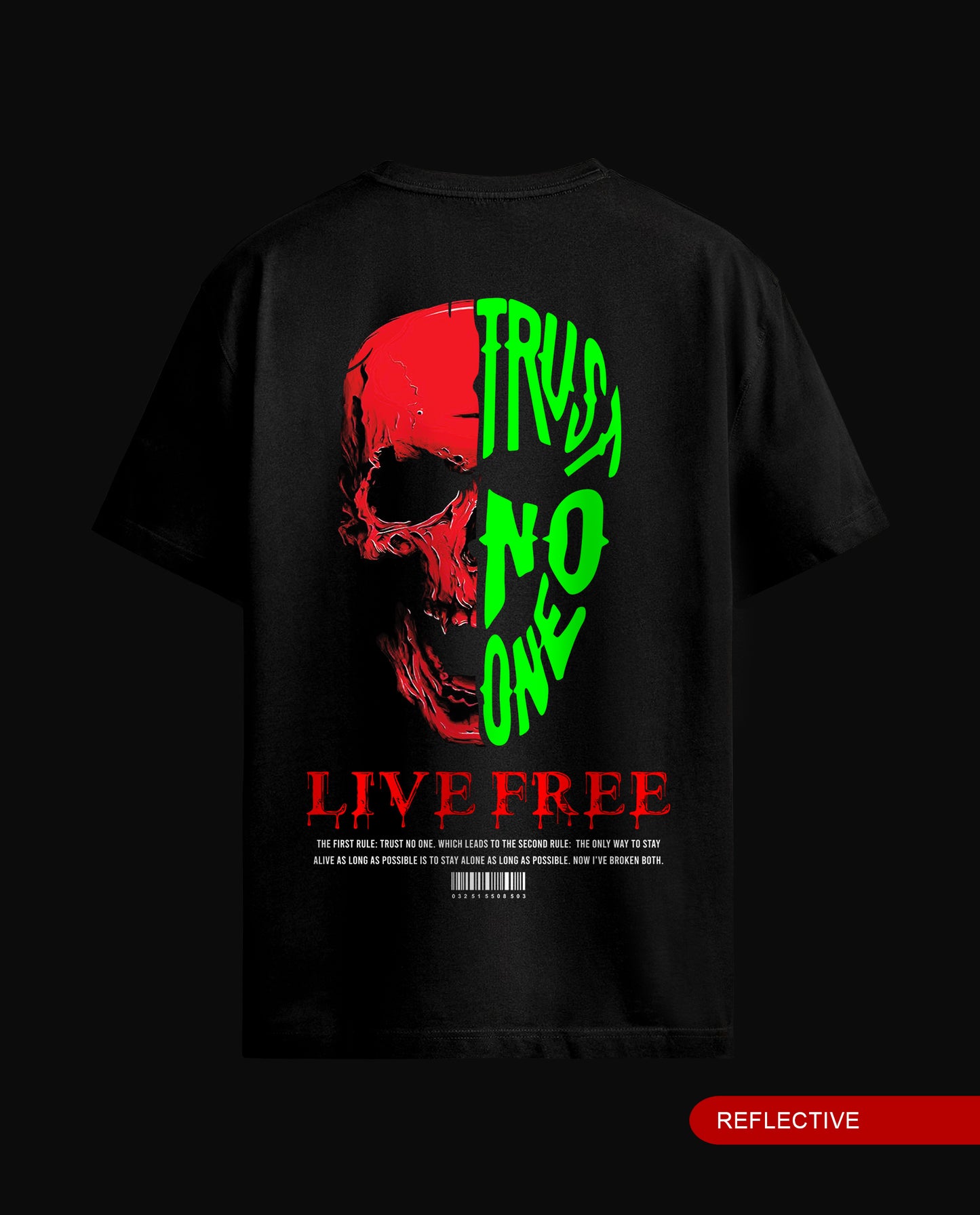 Reflect Trust No One - Men Regular Fit Tees