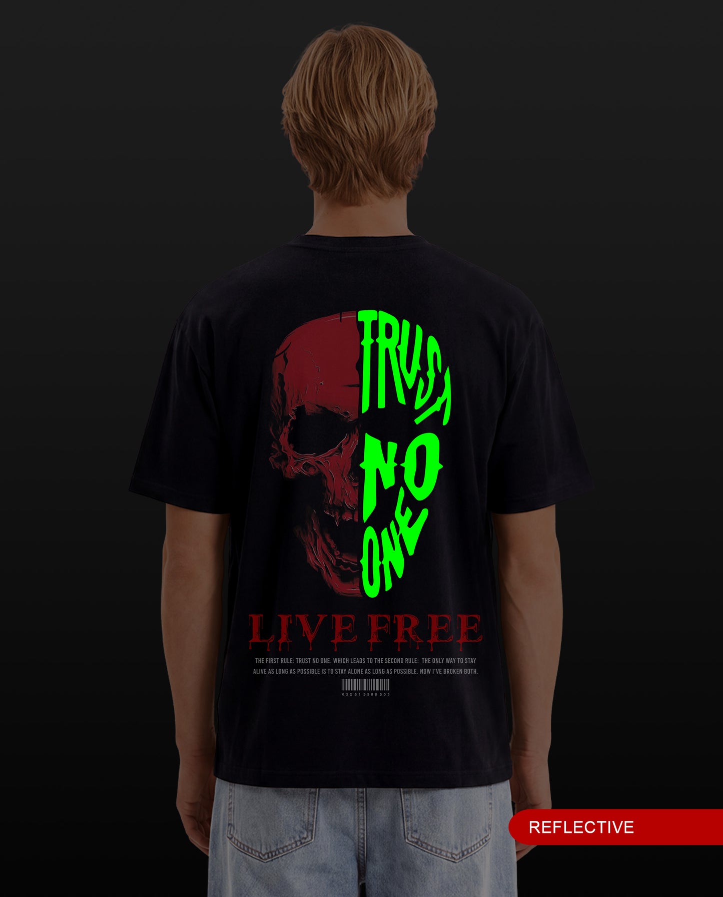 Reflect Trust No One - Men Regular Fit Tees
