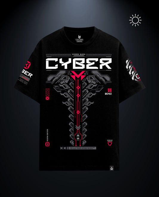 Cyber - Premium Men Oversized Tees
