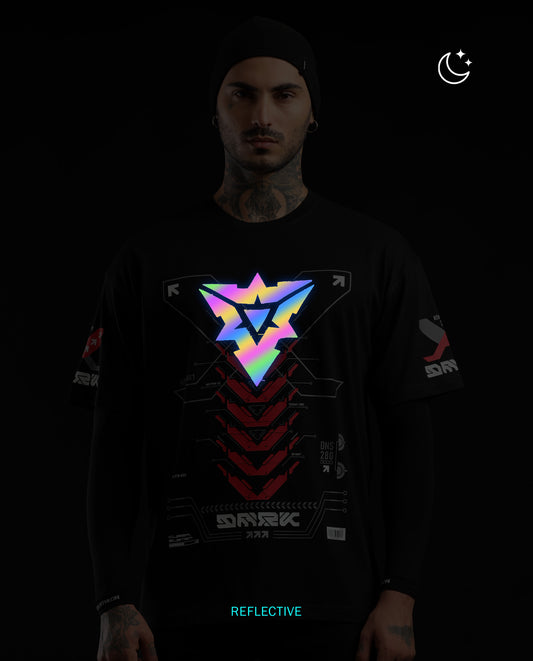 Dark-Rainbow- Premium Men Regular Fit Tee