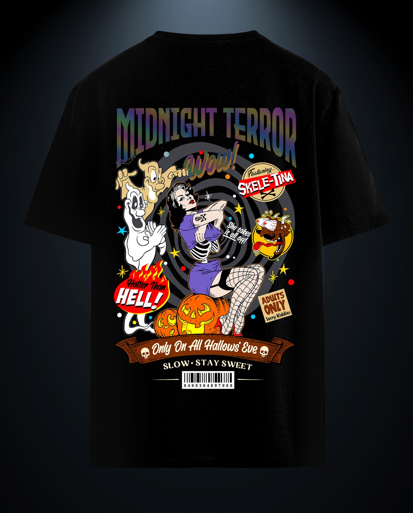 Midnight Terror  - Premium Women Oversized Tees