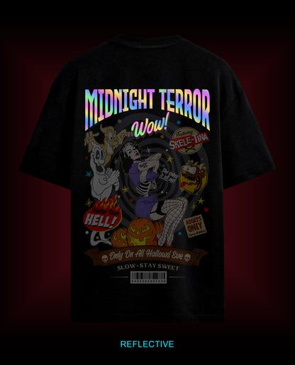 Midnight Terror - Premium Men Oversized Tees