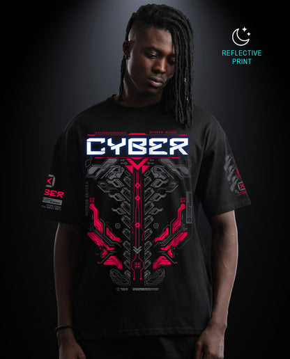 Cyber - Premium Men Oversized Tees