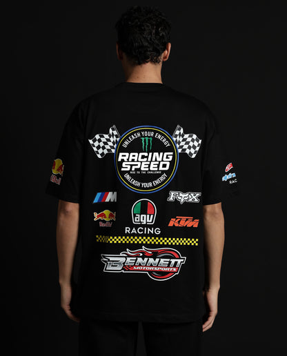Racing Speed – Premium Biker Regular Fit T-Shirt