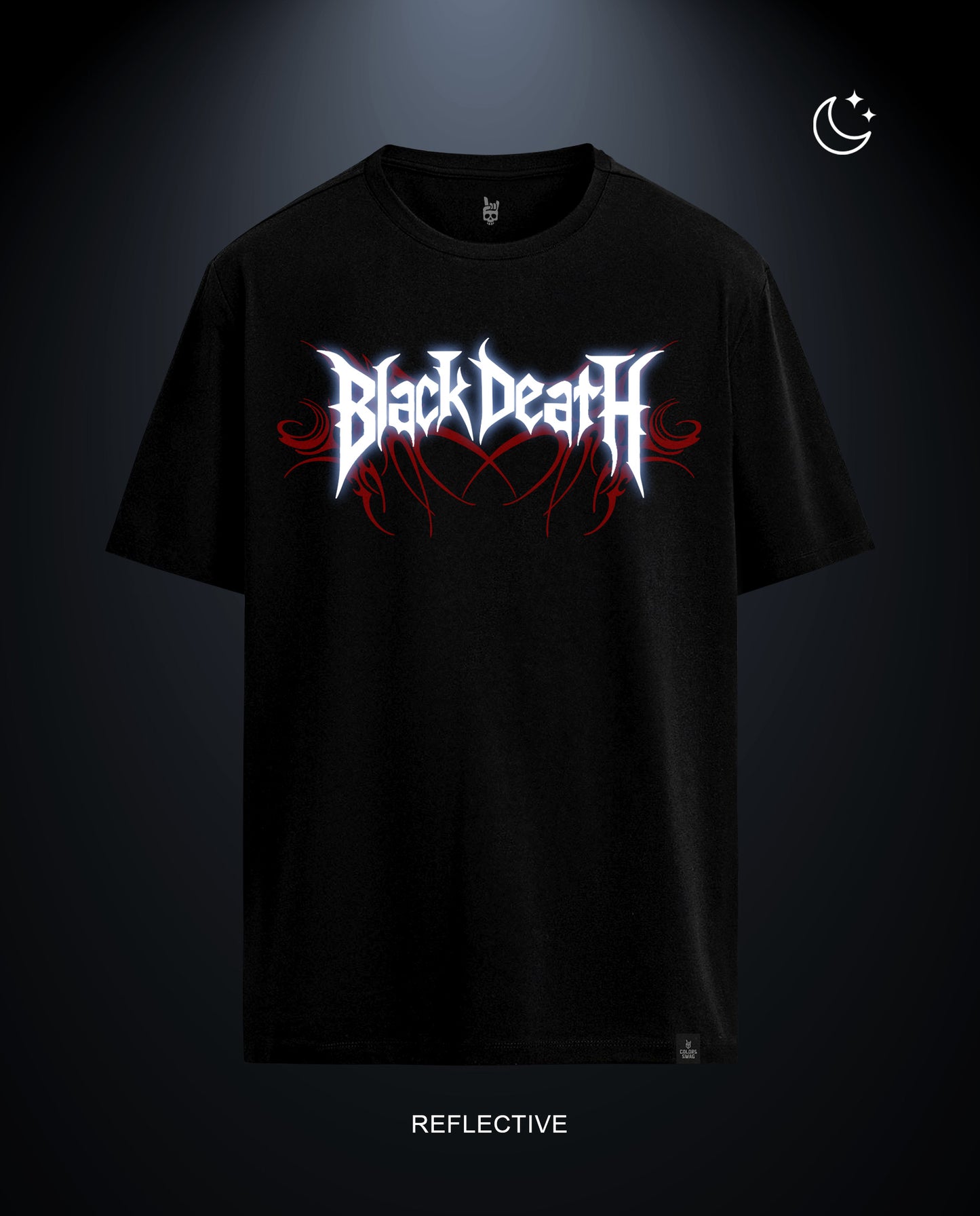 Reflect Black Death - Men Regular Fit Tees