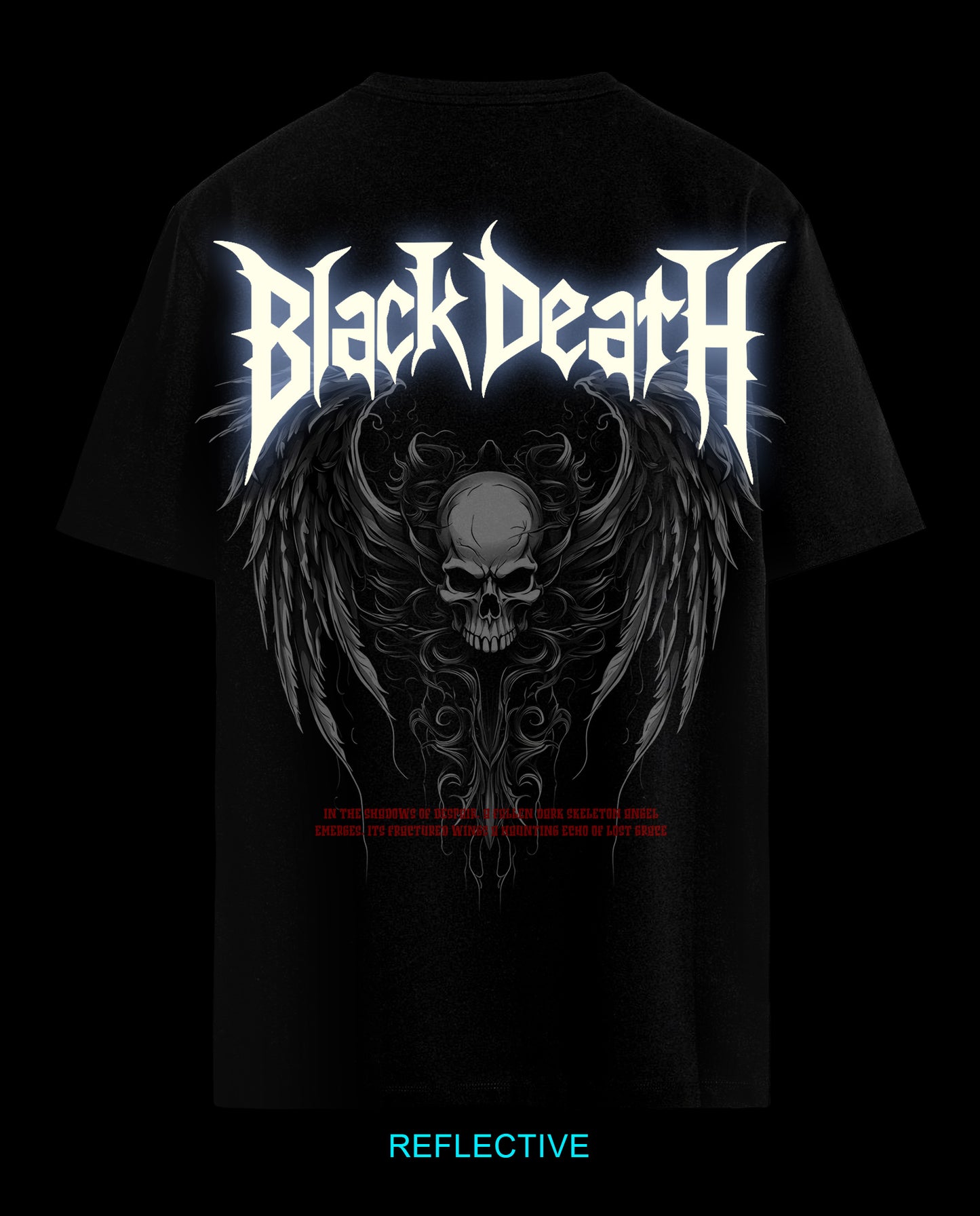 Reflect Black Death - Men Regular Fit Tees