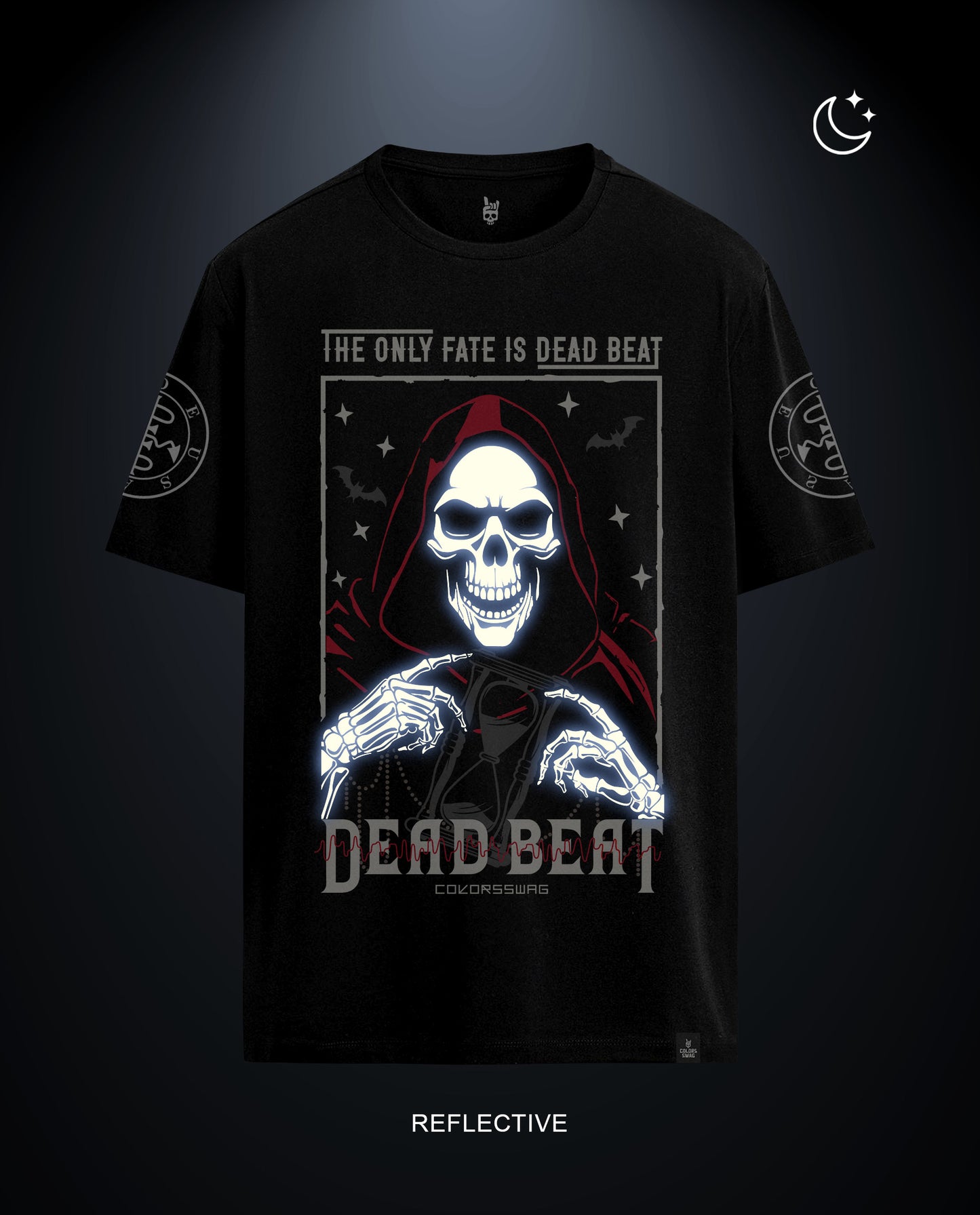 Reflect Dead Beat - Men Regular Fit Tees