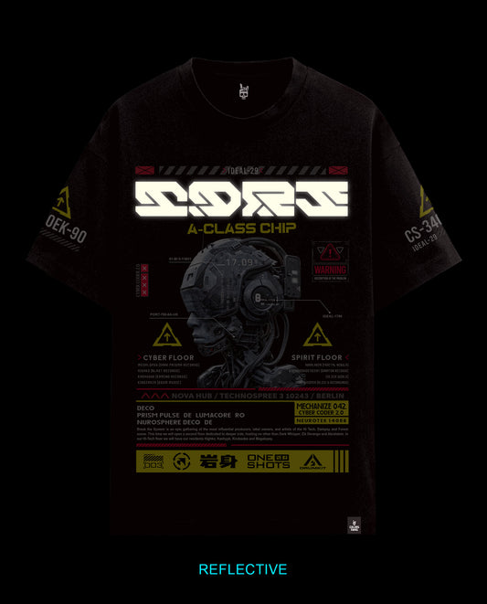 A Class Chip - Premium Men Oversized Tees