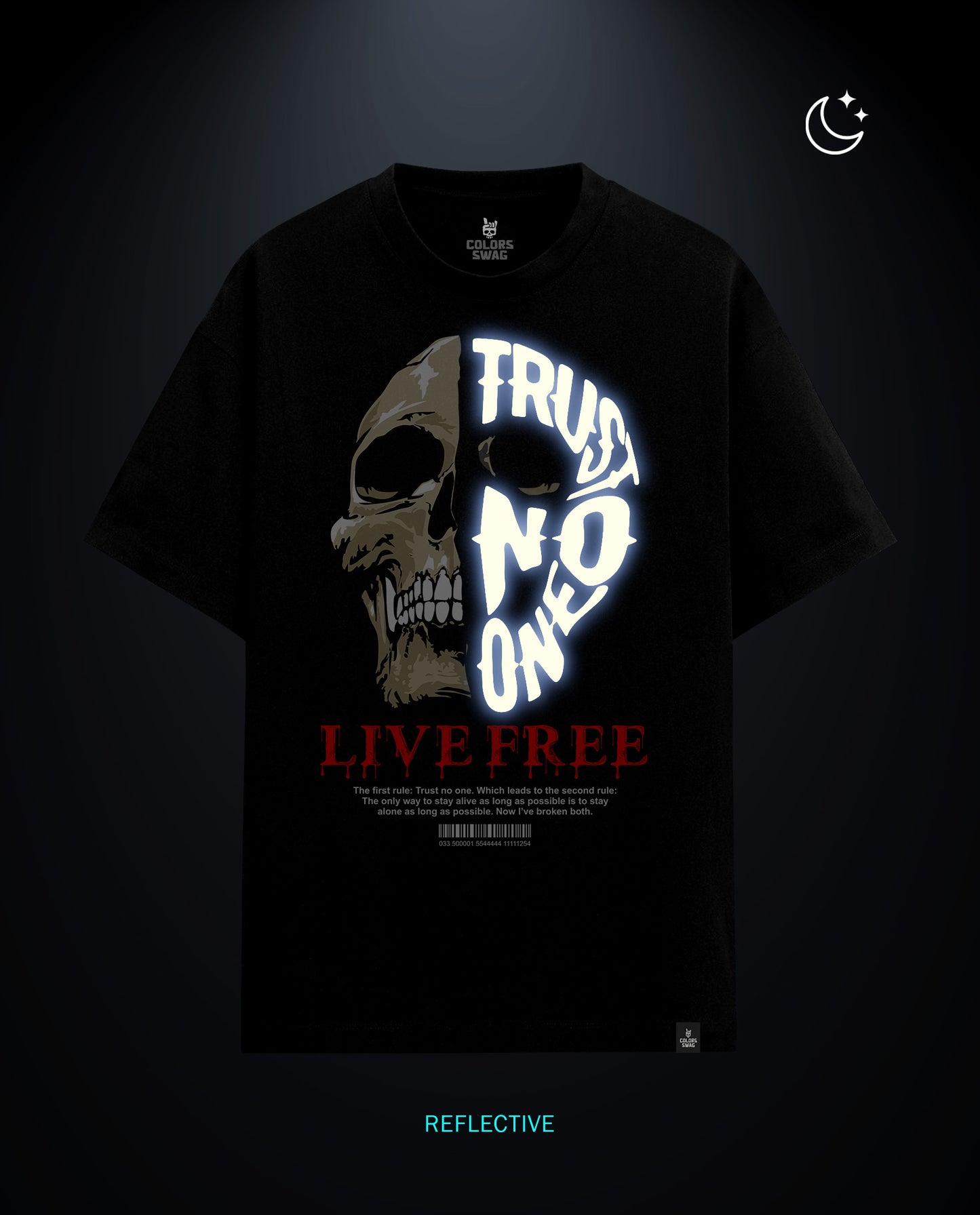 Trust No One - Premium Men Oversized Tees