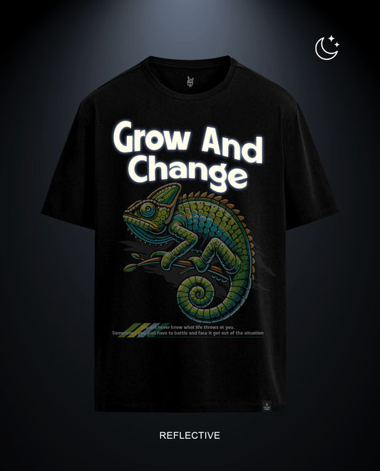 Grow & Change - Premium Men Oversized Tees
