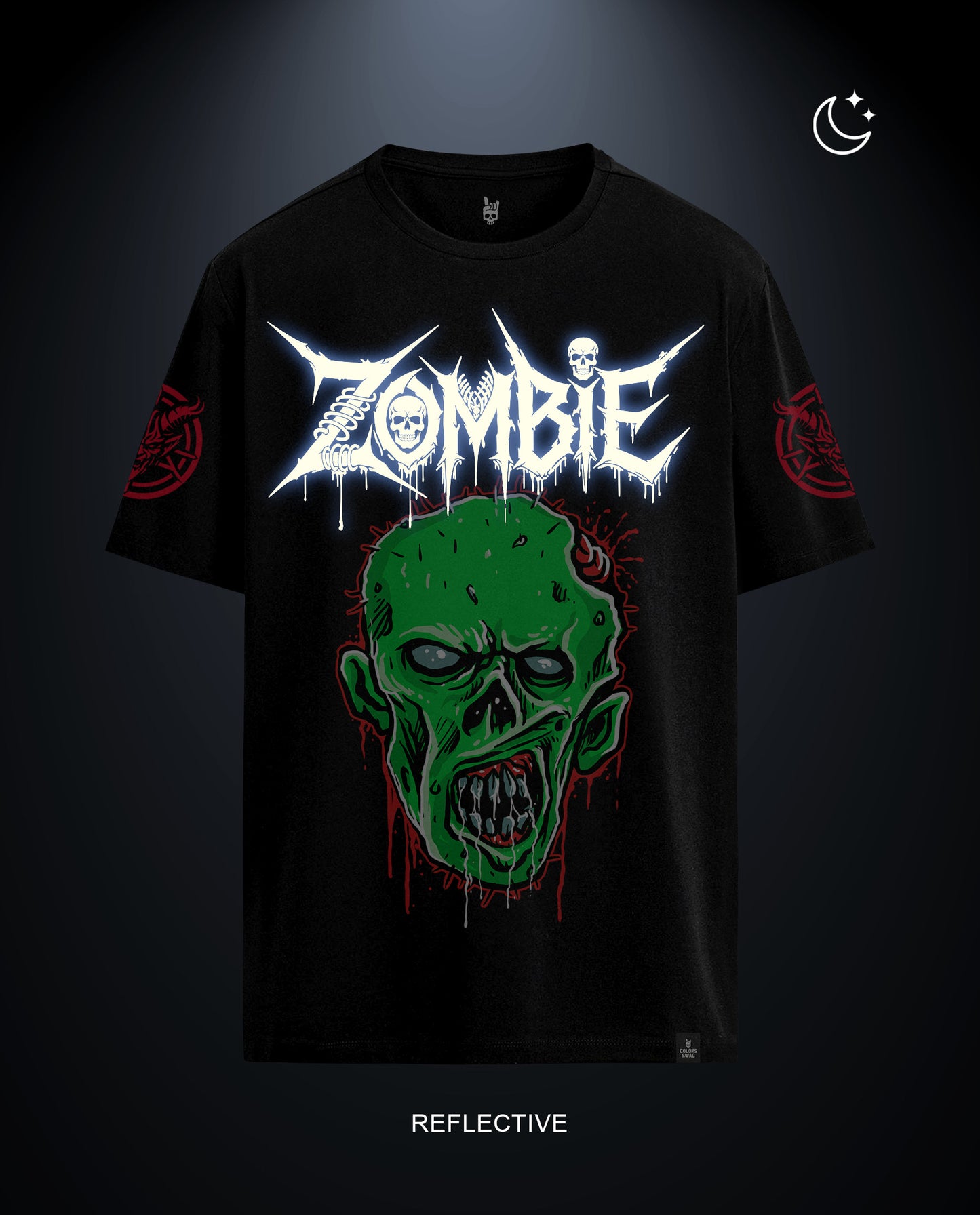 Reflect Zombie - Men Regular Fit Tees