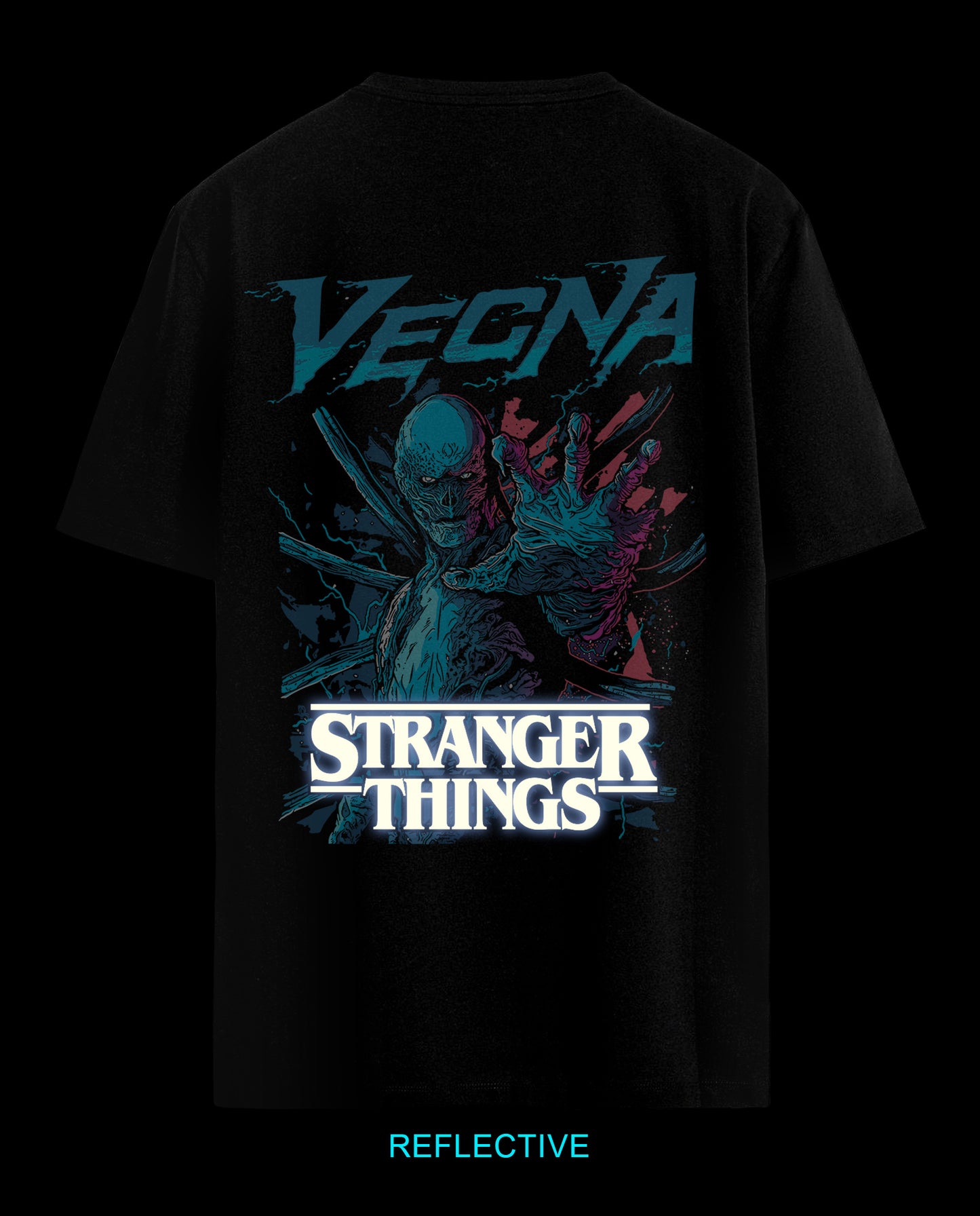 Reflect Stranger Things - Men Regular Fit Tees