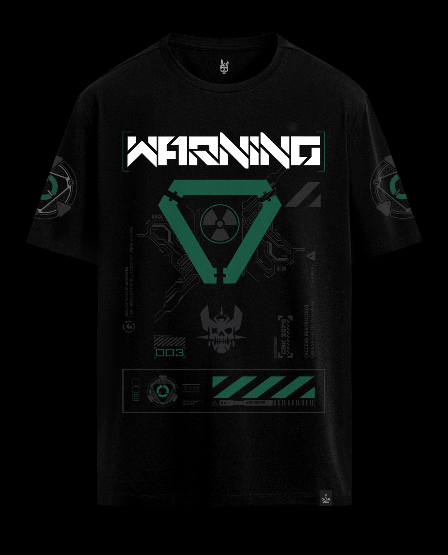 Warning - Men Regular Fit Tees