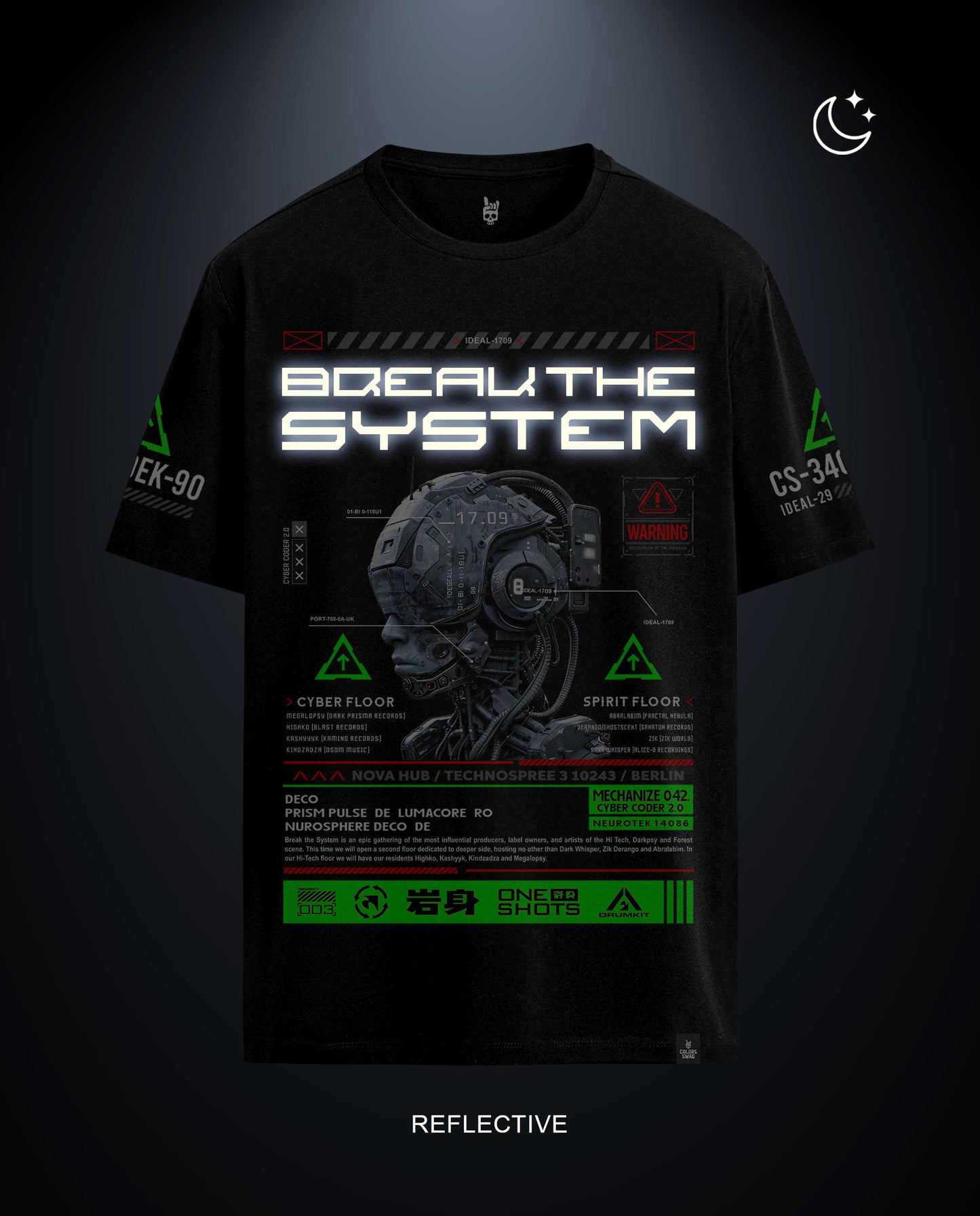 Reflect Break the system - Men Regular Fit Tee