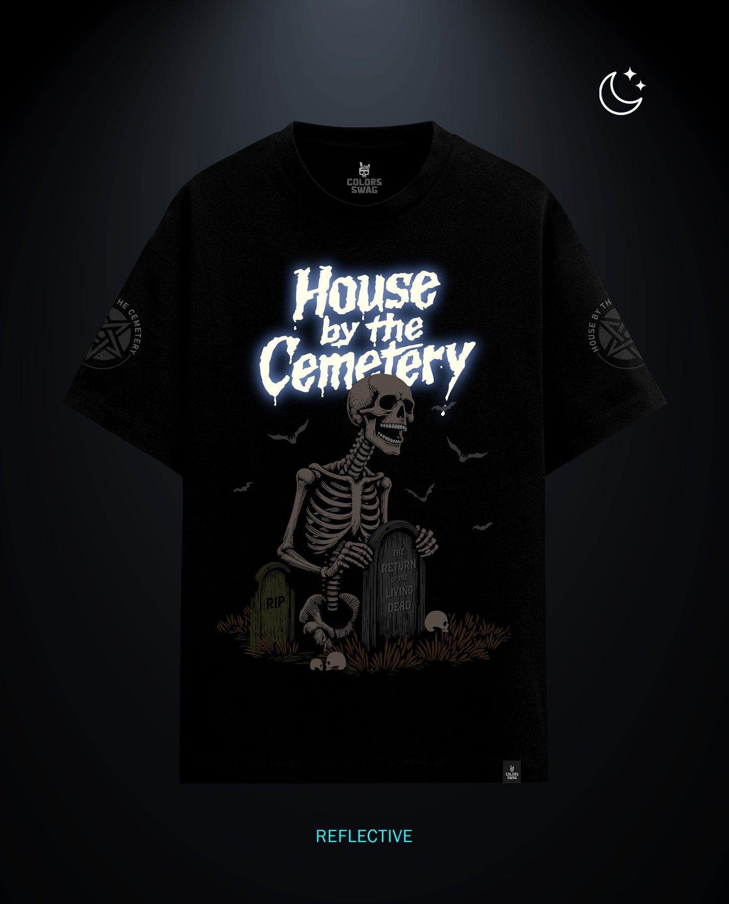House by the cemetery - Premium Men Oversized Tees