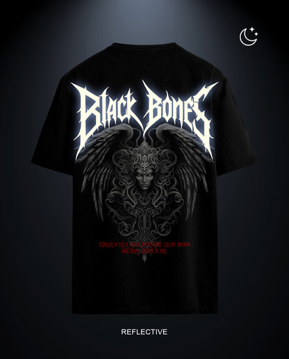 Reflect Black Bone - Men Regular Fit Tees