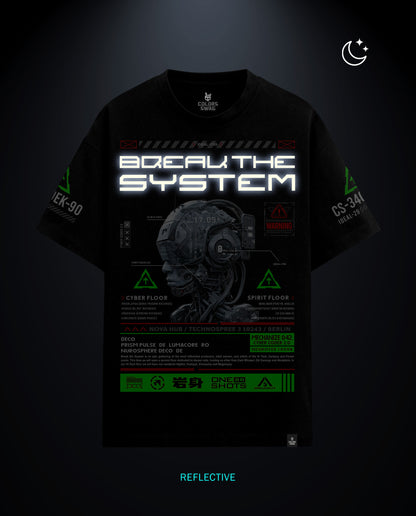 Break the System - Premium Men Oversized Tees